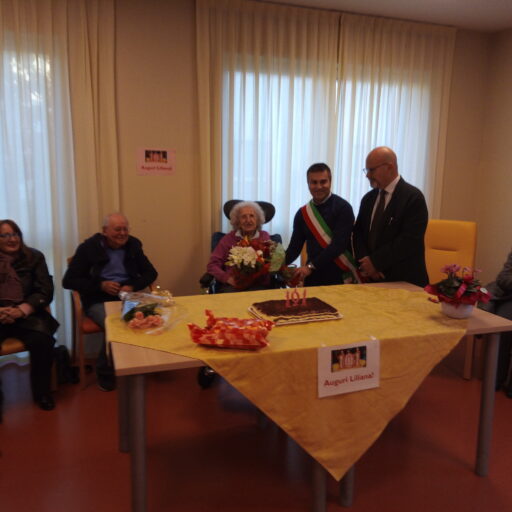 Mercoledi 6 novembre: Festa dei 101 anni di Liliana M.